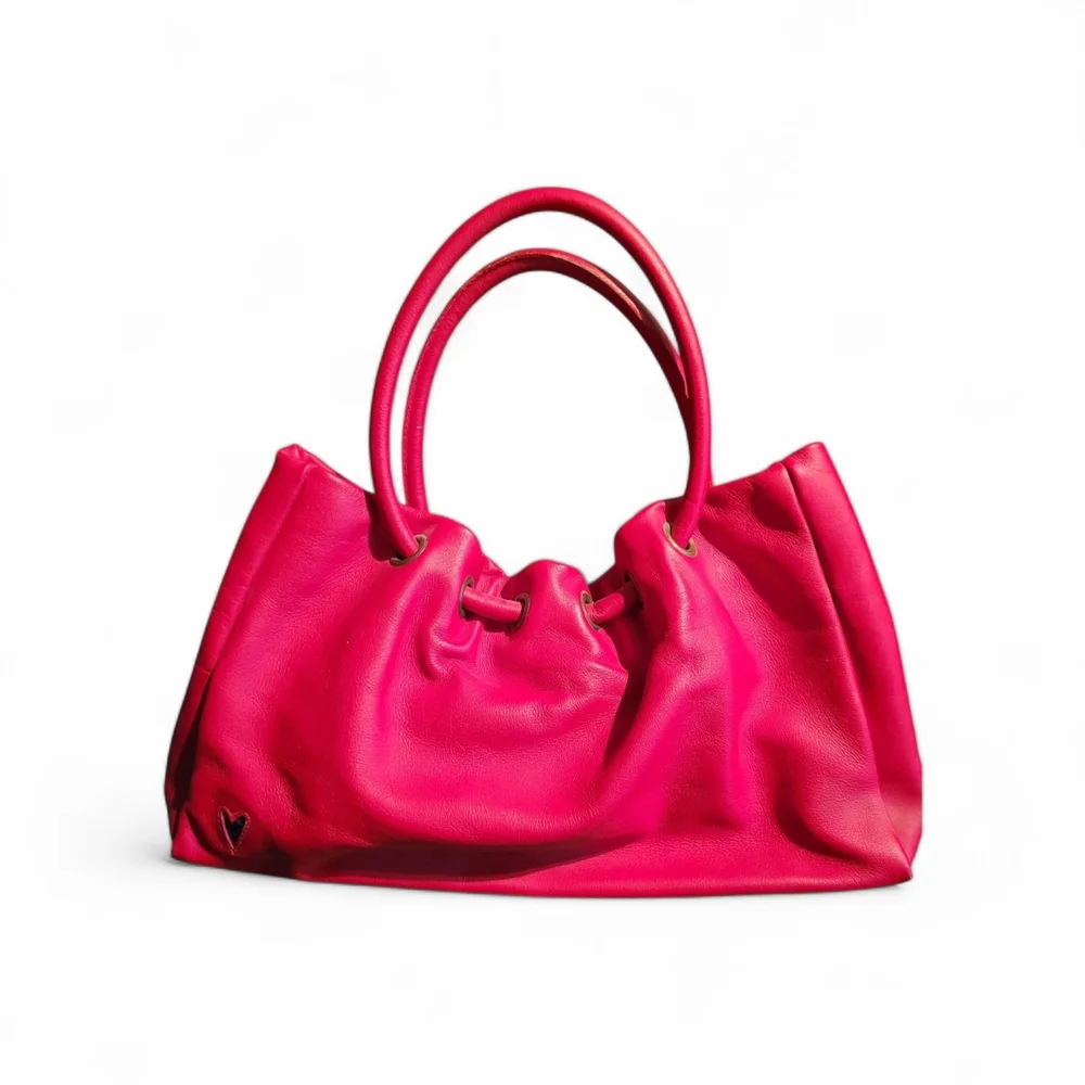 Vibrant Red Tote Bag - Picture 1 of 5